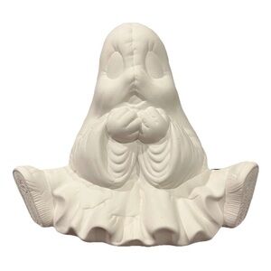 Vintage Ghost Ceramic Mold Halloween Unpainted Paint Ready